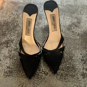 Jimmy Choo  Black Mules